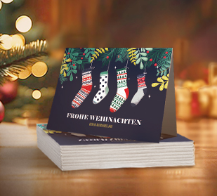 Vorgefertigte Weihnachtskarten